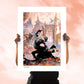 Sideshow Collectibles Dracula Meets the Wolfman Fine Art Print
